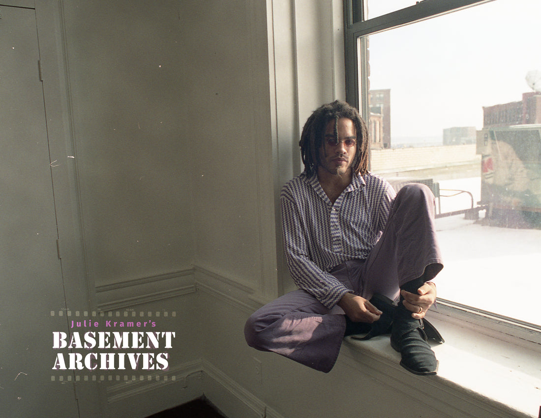 Lenny Kravitz Roof Top WFNX Photograph, Basement Archives